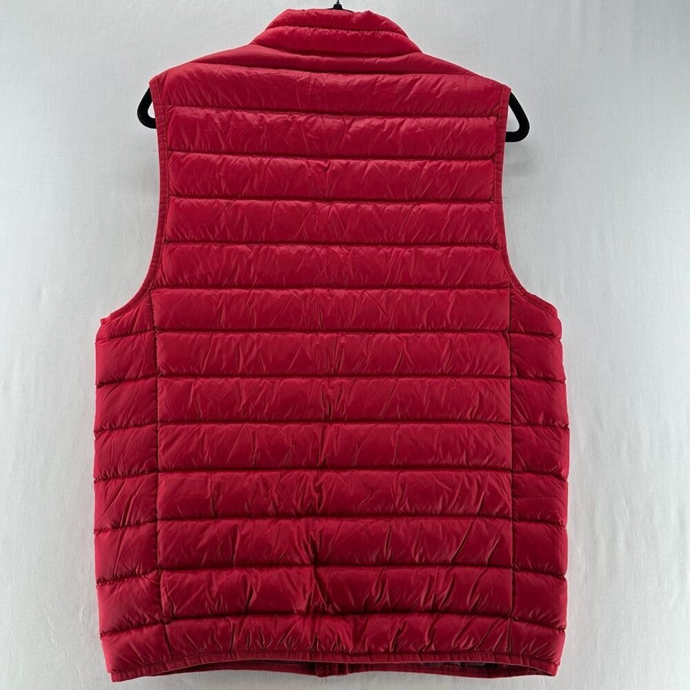 Club Room Performance Puffer Vest Men S Water Resistant Packable Down Zip Up Red - Picture 2 of 13